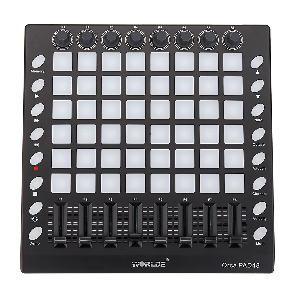 Переносные MIDI-контроллеры с 48 барабанными подушечками с usb-кабелем