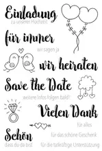Bird Happy Marriage Transparent Clear Silicone Germany Stamp Seal DIY Scrapbooking photo Album Decorative Clear Stamp Sheets