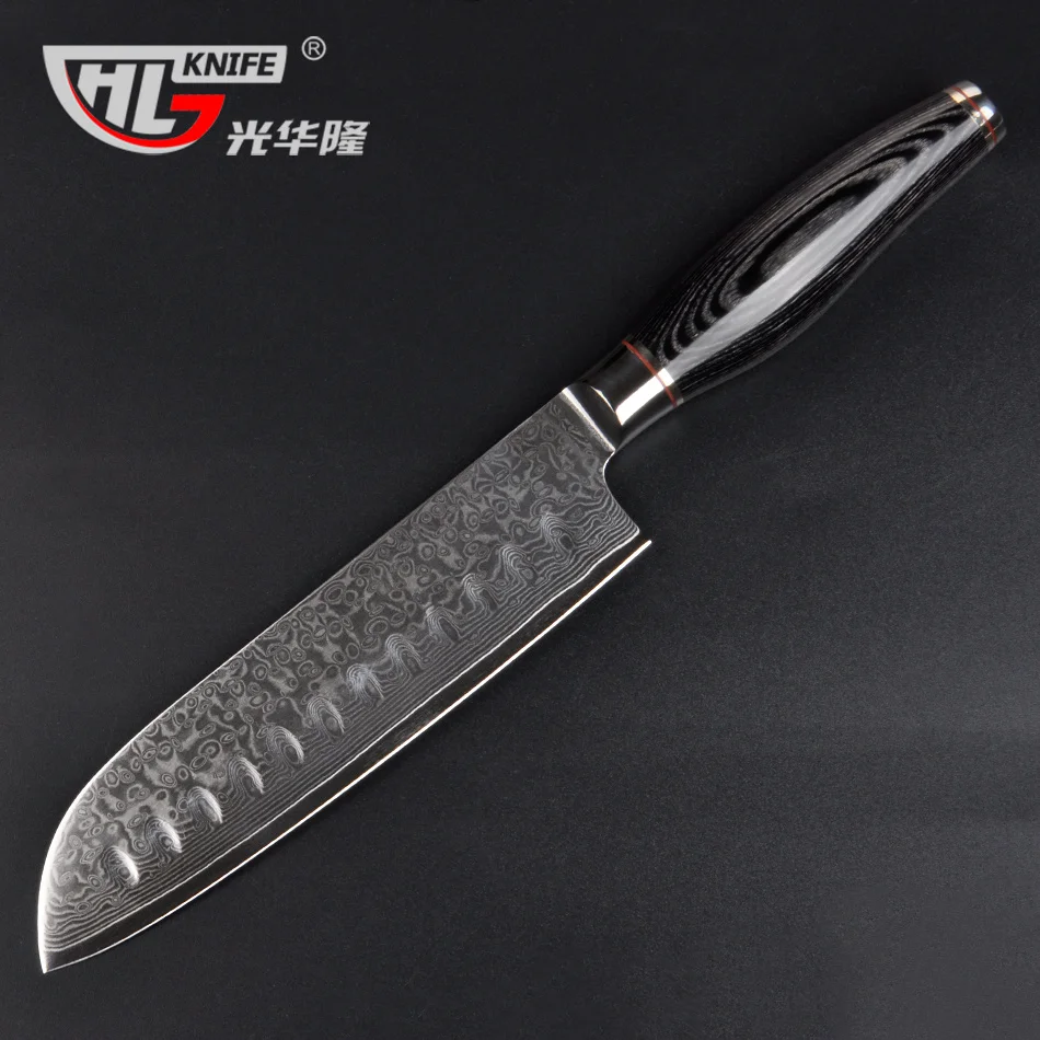 Oussirro нож 8 дюймов Набор ножей поварской нож cuchillo cocina японский Фруктовый нож дамасская сталь facas artesanais