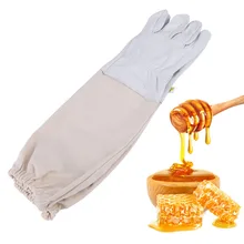 1 пара перчаток с защитными рукавами вентилируемый профессиональный анти пчела для apculture пчеловод beekiping bienenzucht