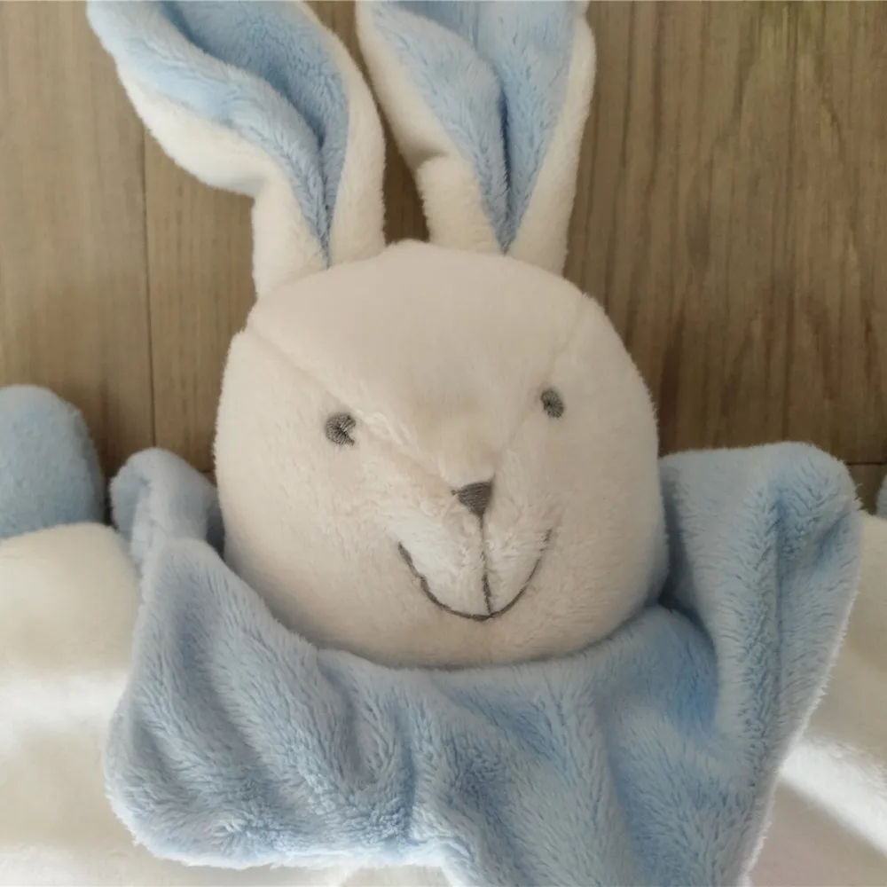 Biwan чучело кролика Doudou 30 см с ушами плоские плюшевые игрушки мягкие милые чучела
