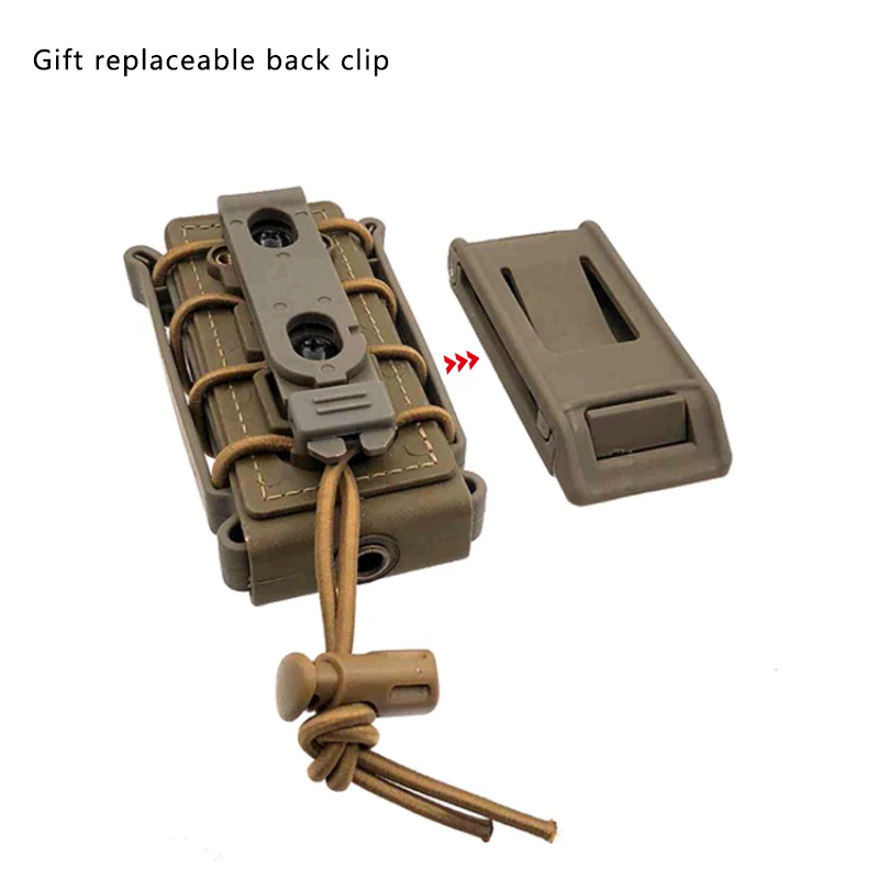 new Outdoor Molle Tactical Single Rifle Mag Pouch Bag Magazine Pouch Walkie Talkie Bags Rifle Pocket 9mm cartridge holder TX005