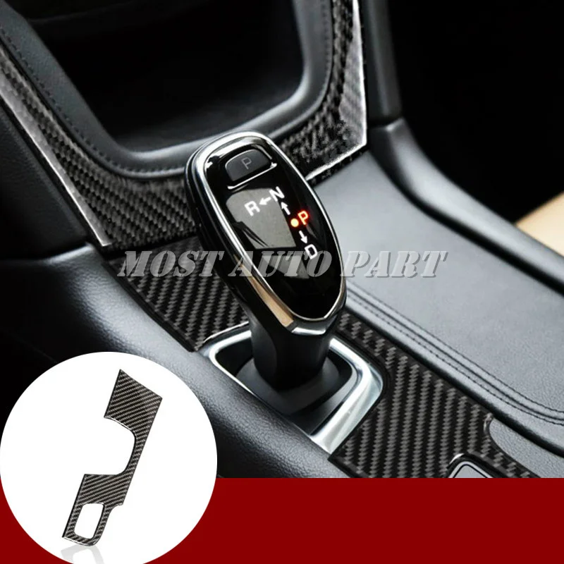 

Carbon Fiber Console Gear Shift Box Frame Trim Cover For Cadillac XT5 2016-2019