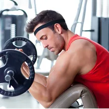 Спортивные Группа ободки для волос Спортивная одежда для бега волос повязка от пота на голову эластичные один