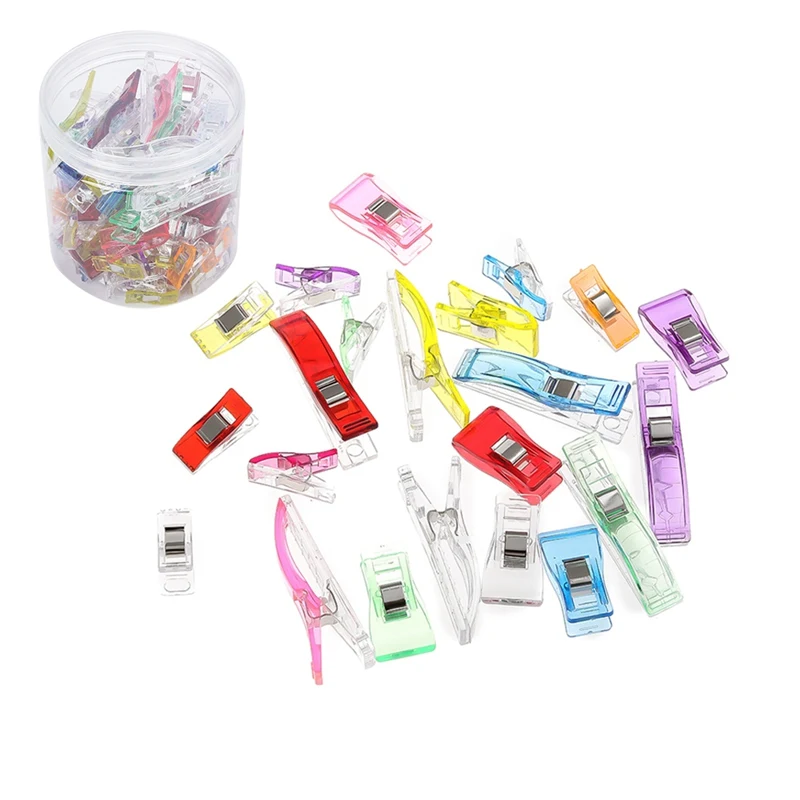 Sewing Machine Tools 100pcs Clear Sewing Craft Quilt Binding Plastic