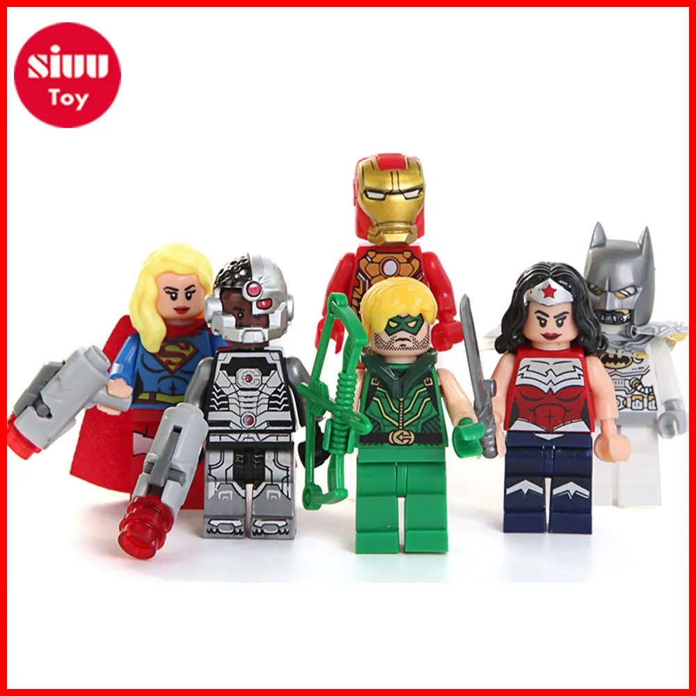 

Compatible LegoINGly Marvel's Avengers 3 Building Blocks Infinity War Hulk Batman Super Heroes Mini Brick Figures for Boy Gift