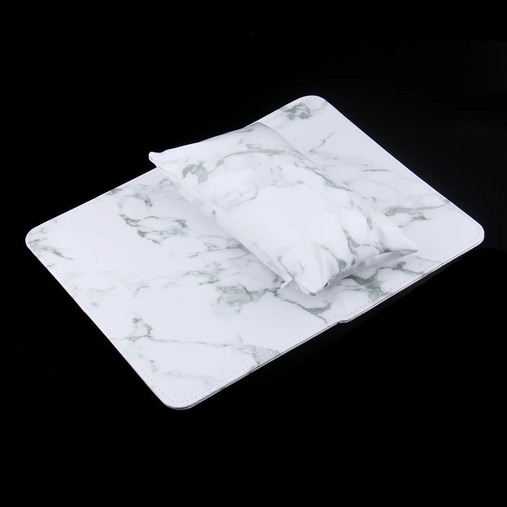 Salon Hand Arm Rest Cushion Detachable Washable PU Leather Nail Art Soft Sponge Pillow and Pads