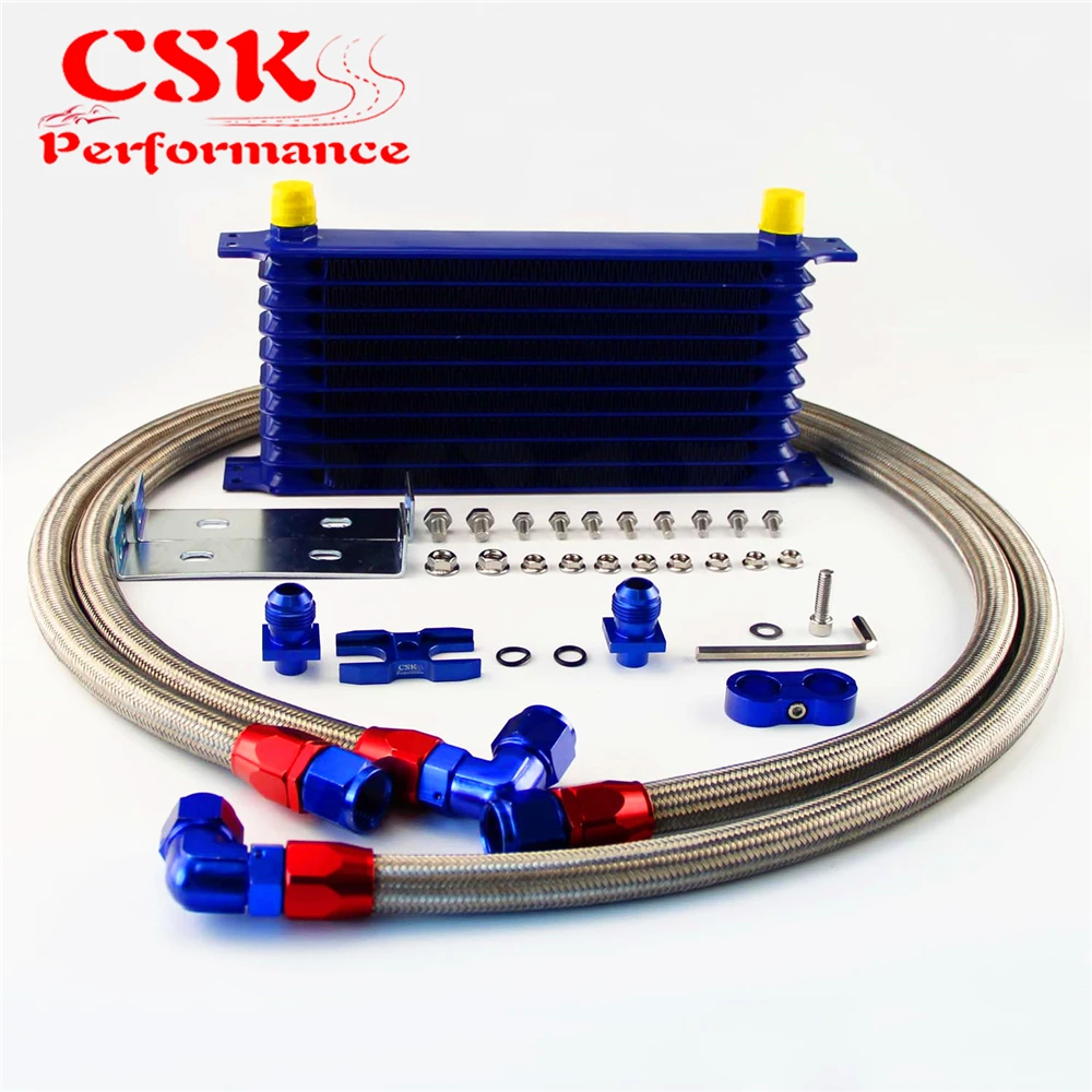 ^Cheap 10 Row 262mm AN10 Trust Oil Cooler Kit w/ Brackets Fits For BMW E36 Euro E82 E9X 135/335 E46 M3 E90 E92 Black/Gold/Blue ^Cheap 10 Row 262mm AN10 Trust Oil Cooler Kit w/ Brackets Fits For BMW E36 Euro E82 E9X 135/335 E46 M3 E90 E92 Black/Gold/Blue