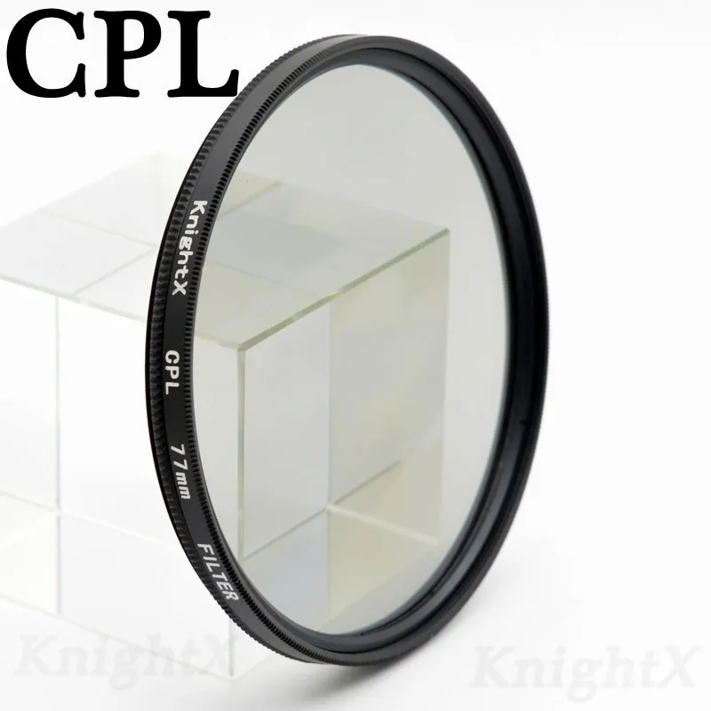 KnightX CPL UV STAR ND фильтр 49 мм 52 мм 55 мм 58 мм 62 мм 67 мм 72 мм 77 мм комплект инфракрасного объектива для камеры Nikon Canon поляризационный