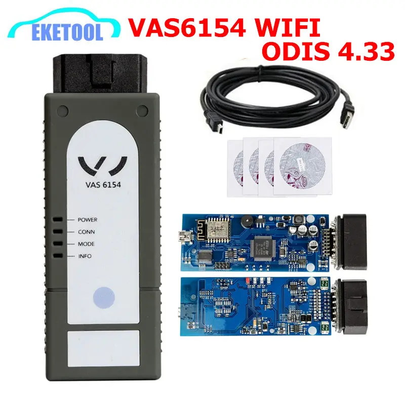 

Professional VAS6154 WIFI ODIS 4.33 For VAG Series Auto Code Reader Interface VAS 6154 WIFI Better Than VAS5054a Free Shipping