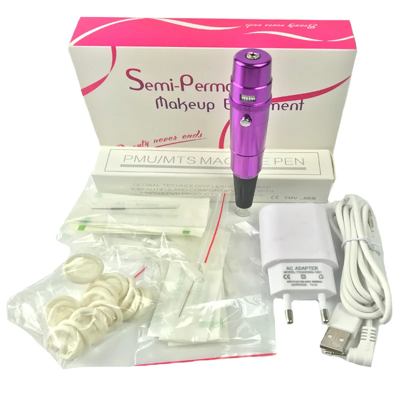  1 Pcs Hot Hot Tattoo Permanent Makeup Pen Machine Eyebrow Make up Tattoo Machine Swiss Motor Pen Gu