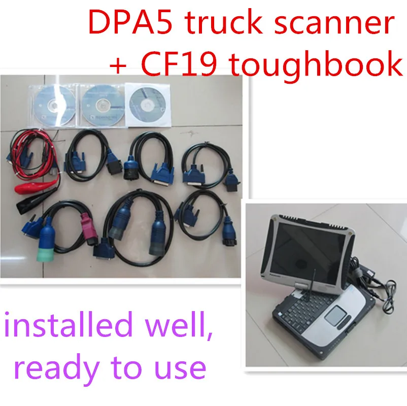 DPA5 Heavy Duty Truck Scanner with CF 19 Laptop dpa5 software installed