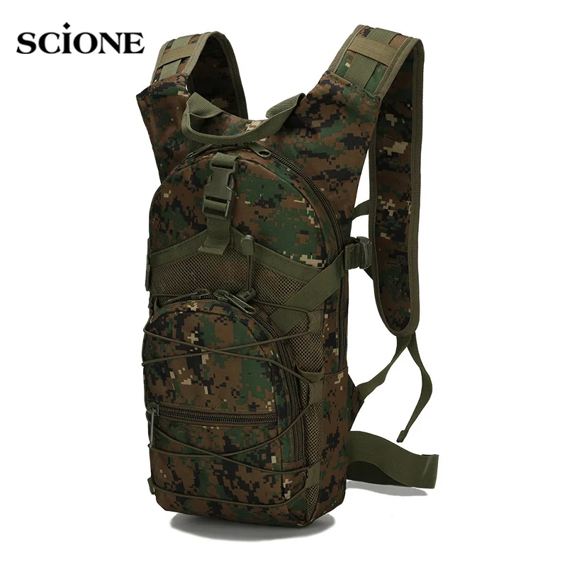 15L Molle Tactical Backpack 800D Oxford Military Hiking Bicycle Backpacks Outdoor Sports Cycling Climbing Camping Bag Army XA568