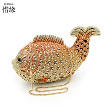 Xiyuan бренд смешанный Цвет рыбы вечерняя сумочка; BS010 ручка сцепления свадебный клатч кошелек цепь сумка Свадебная вечеринка Клатчи кошелек