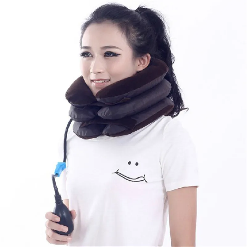 

Comfortable Headache Back Shoulder Pain Cervical Neck Traction Device Adjustable Universal Size