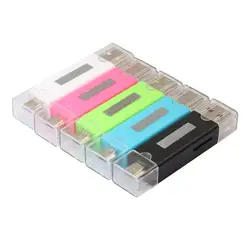 OTG кардридер мини-карта памяти адаптер USB Micro TF/SD карта все в 1 внешний OTG USB кардридер + 2,0 концентратор ye1030