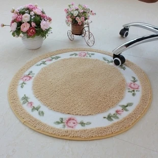 

Lucky rustic floor mats carpet doormat bath mat computer cushion circle 5-color