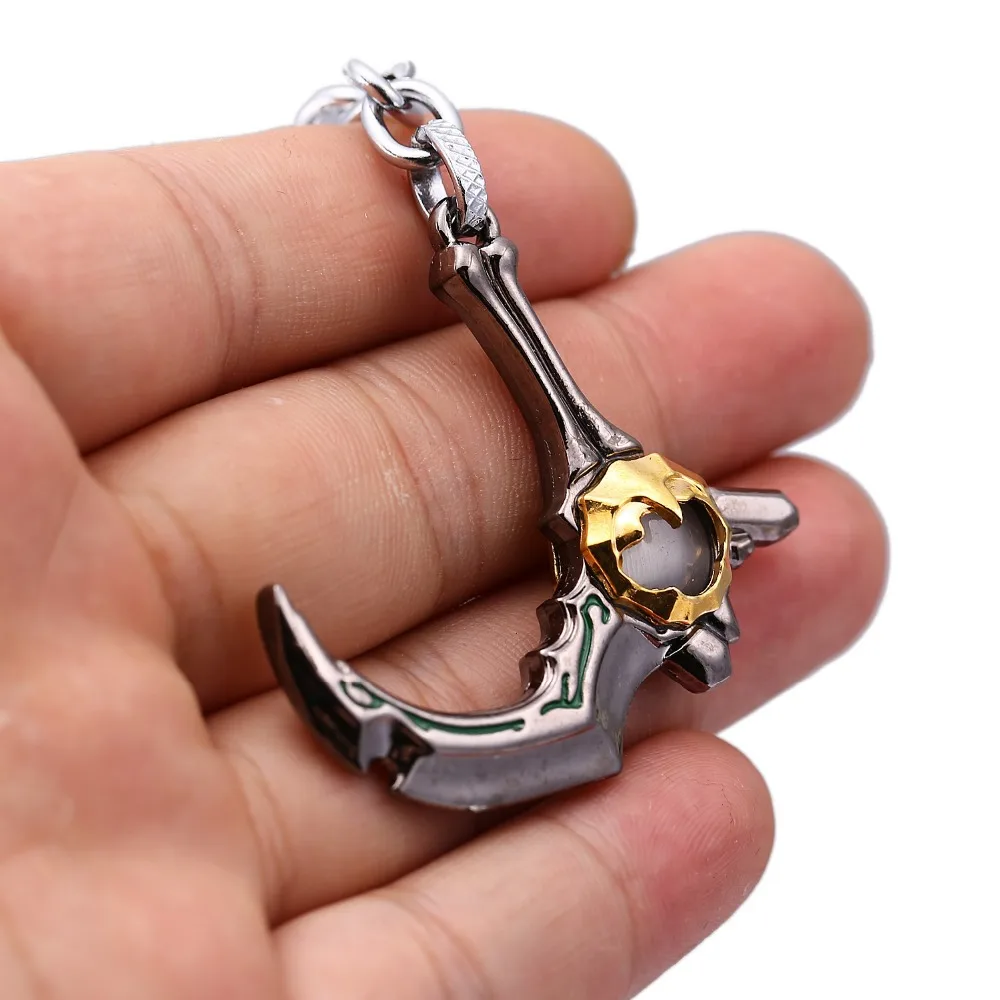 

DOTA 2 Scarlett Barb Keychain Key ring for Men and Women Bag Purse Charm Jewelry Metal Car Key chian Holder