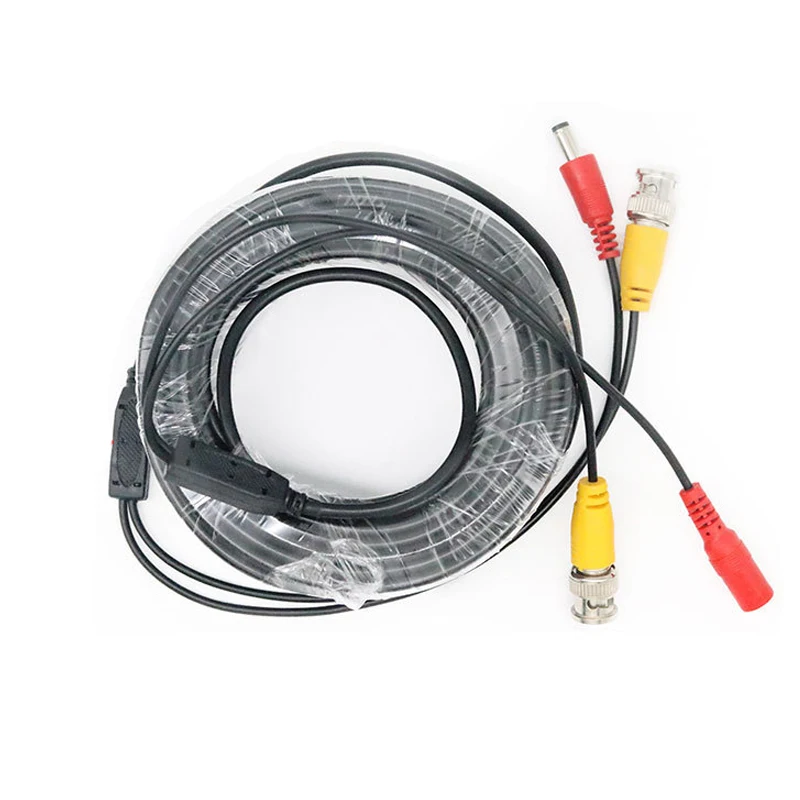 5M/16.4FT 10m 15m 20m 25m 30m BNC Video DC Power Extend Cables CCTV For AHD Camera DVR Video CCTV Camera Security System