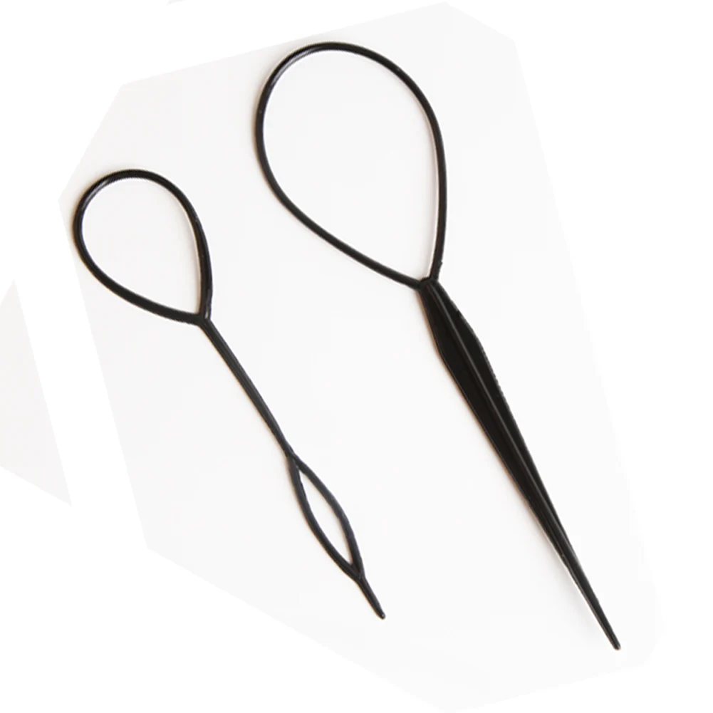 1 set Unique Everchanging Dish Hair Stick Plastic Pull Hair Needles Pin