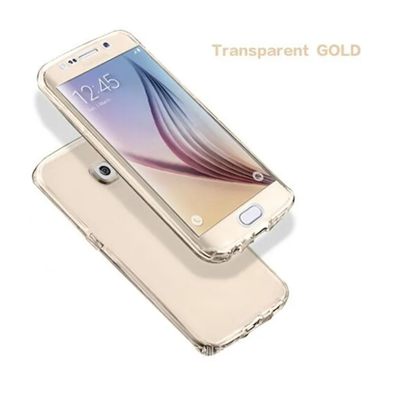 kawaii samsung phone cases Double sided TPU Ultrathin Transparent Soft Case for Samsung Galaxy S9 S8 Plus S7 S6 edge Note 9 8 5 4 3 Cover Coque samsung cute phone cover Cases For Samsung