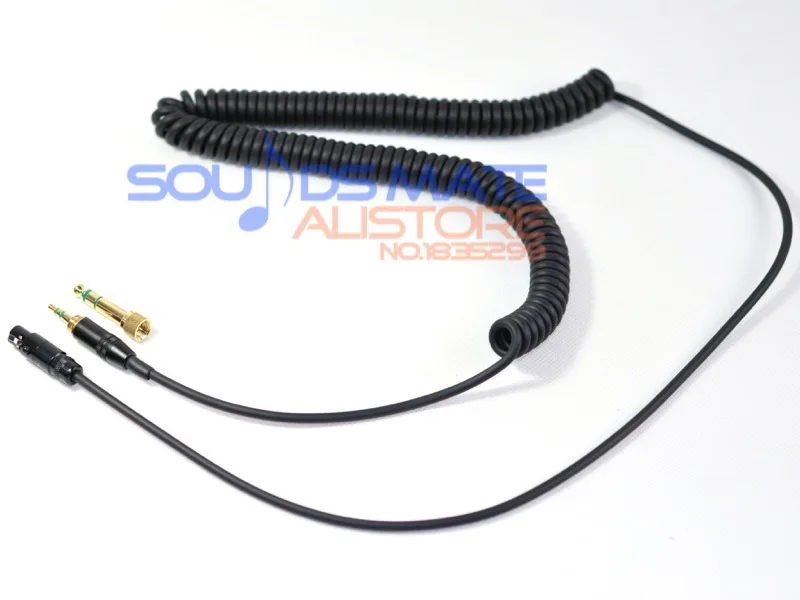Generic Replacement Coiled Headphones Dj Cable Wire For Isk Hd9999 Hp