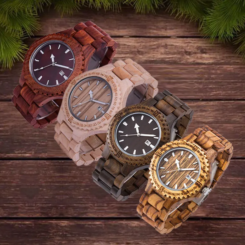 Светильник из дерева, мужские часы, Топ бренд, дизайнерские классические роскошные кварцевые часы, отображение даты, часы, мужские часы, подарок, Прямая поставка