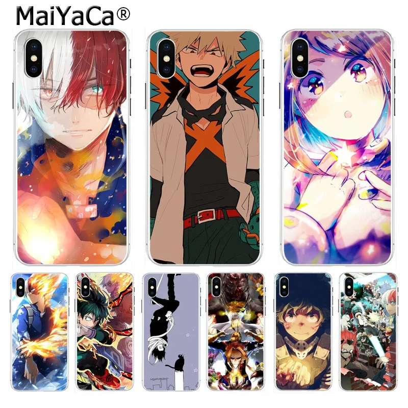 MaiYaCa моя геройская Академия в продаже! Классный чехол для телефона iphone SE 2020 11 pro 8 7