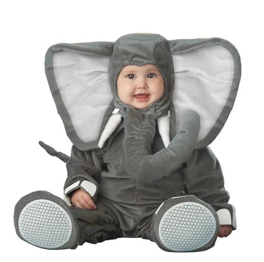 New Arrival High Quality Baby Boys Girls Halloween Flower Costume Romper Kids Clothing Set Toddler Co-splay Triceratops