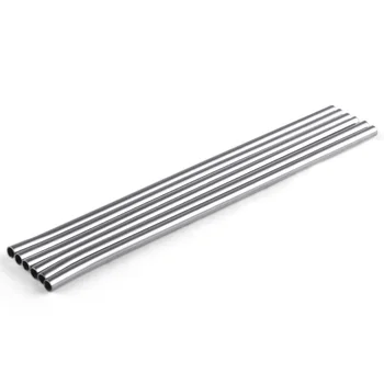 

2500 pcs 205 mm / 8.07" Stainless Steel Reusable Straws For Beer Fruit Juice Drink Eco-Friendly Straight Metal Drinking Straw
