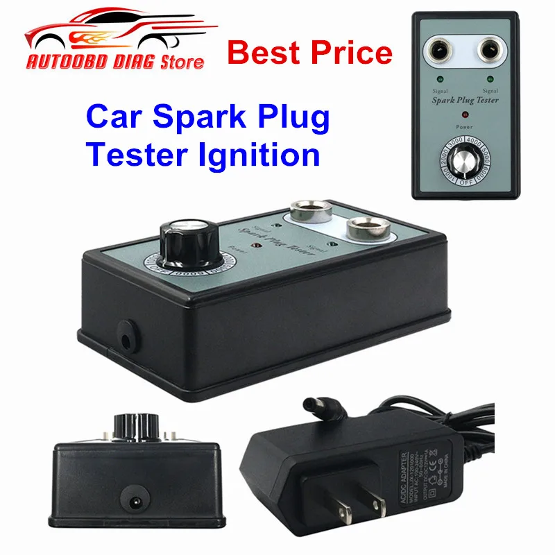 Dual Hole Car Spark Plug Tester Ignition Plug Analyzer Diagnostic Tool