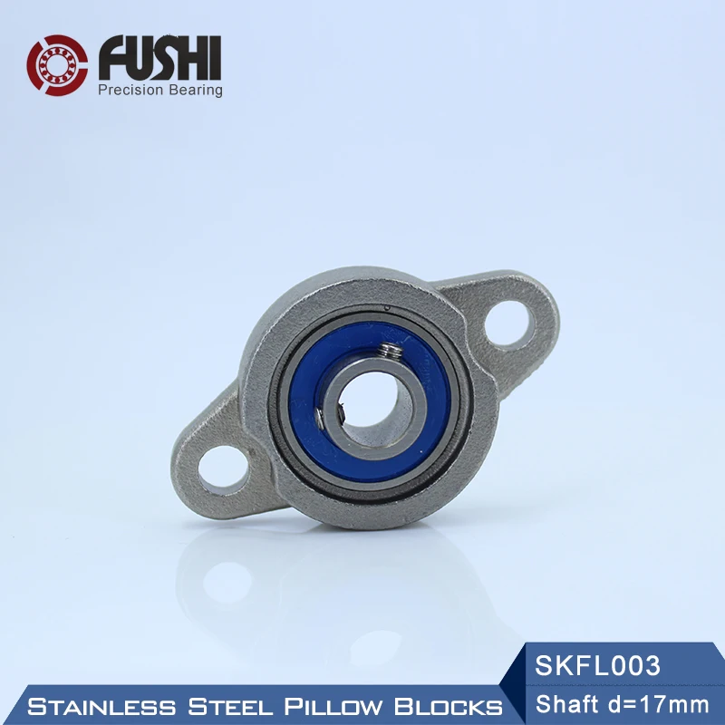 SKFL003 подшипниковый вал 17 мм(1 шт.) SSKFL003 из нержавеющей стали опорный блок S KFL003 17 мм подшипники