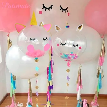 

PATIMATE Unicorn Party Ballons Decoration Birthday Balloons Unicorn Globos Birthday Party Decorations Kids Unicornio Balony