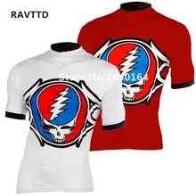 Лето Ropa ciclismo MTB Велоспорт Трикотажные изделия с коротким рукавом рубашки для велоспорта Одежда для велоспорта белый красный Размер XS-4XL