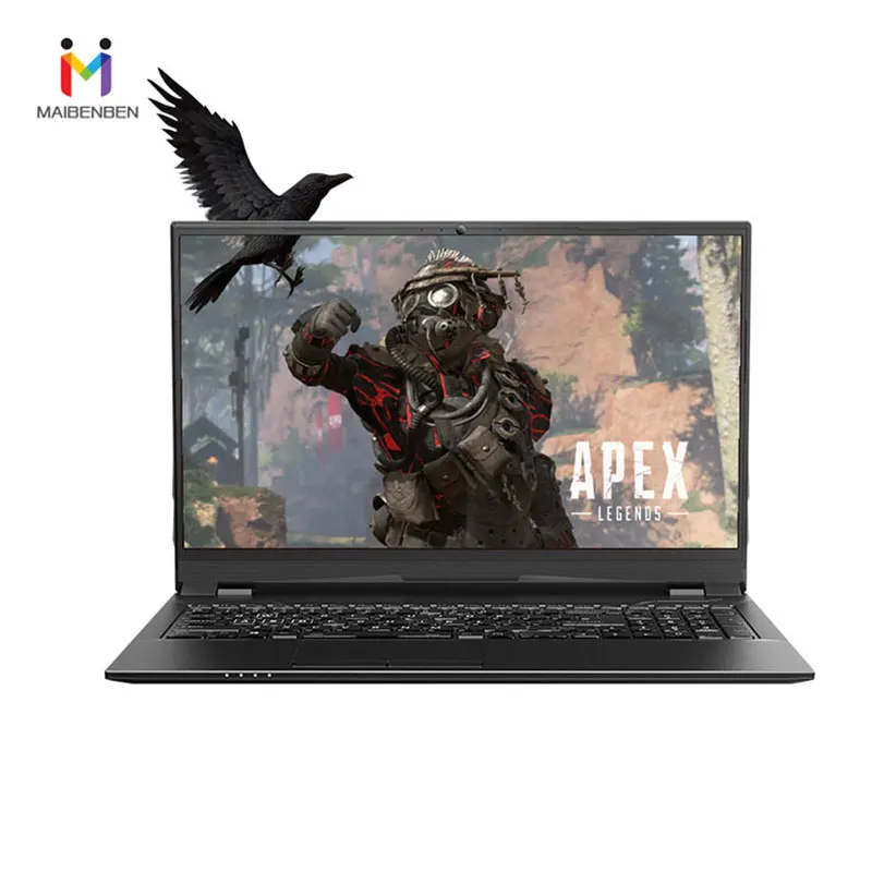 

Super gaming laptop MAIBENBEN HEIMAI 6S 16.1" i5-8400/8G/240G SSD+1TB HDD/NVIDIA GTX1050Ti/DOS/Black