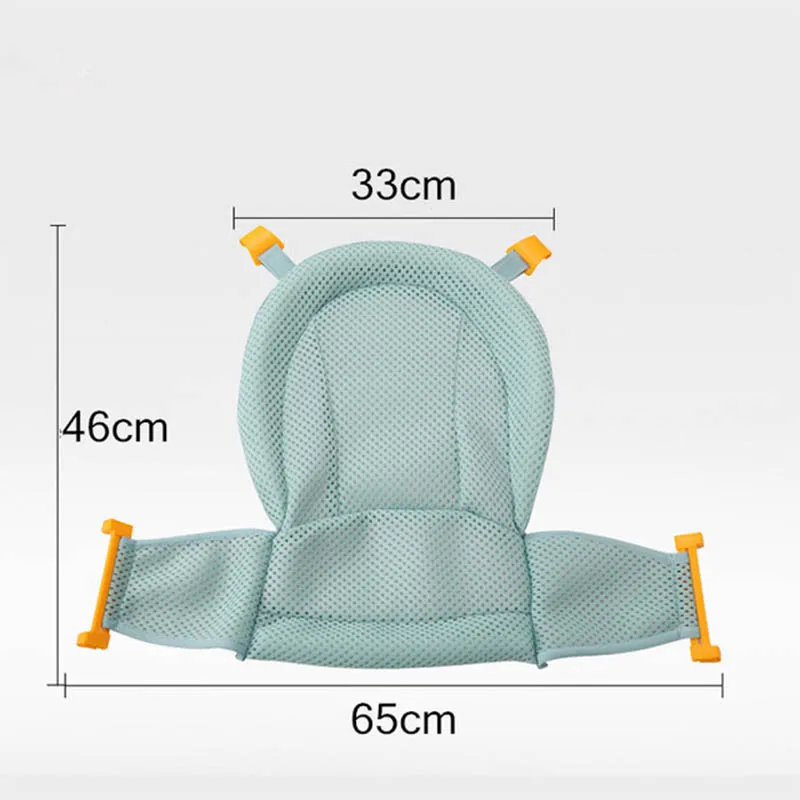 Переносная воздушная подушка для новорожденных, детский коврик для ванной, нескользящий коврик для ванной, складное безопасное сиденье для купания