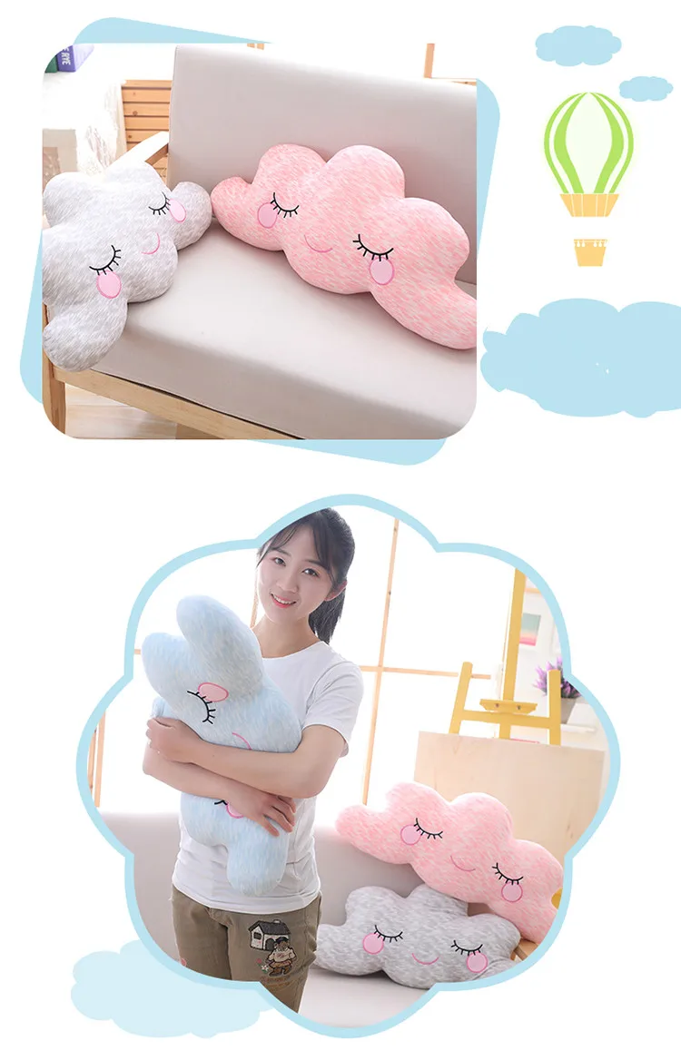 Brinquedos de Pelúcia Bicho de Pelúcia Almofada do Sofá Travesseiro de Natal Presente para a Menina Centímetros Lindo Série Travesseiro Nuvem Kawaii Macia Agradável 1pc 65 Céu 6 Pelúcia Macia Agradável Almofada Do Sofá Travesseiro