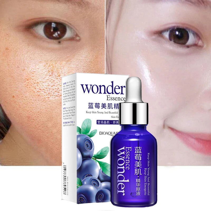 

Makeup Primer Oil Control Anti Pores Blueberry Essence Liquid Moisturizer Hydrating Make Up Base Foundation