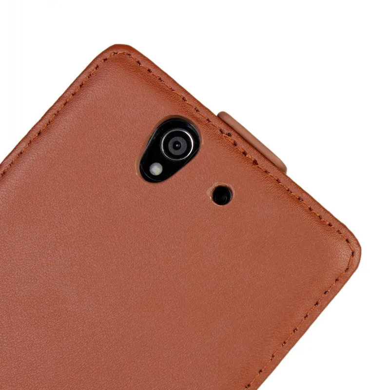 Кожаный чехол книжка для телефона Sony Xperia Z C6602 C6603|Бамперы| |
