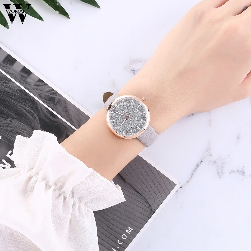 

New Fashion Mesh Watches Women's Watches Gogoey Brand Rose Gold Leather ladies casual dress quartz Analog wristwatch