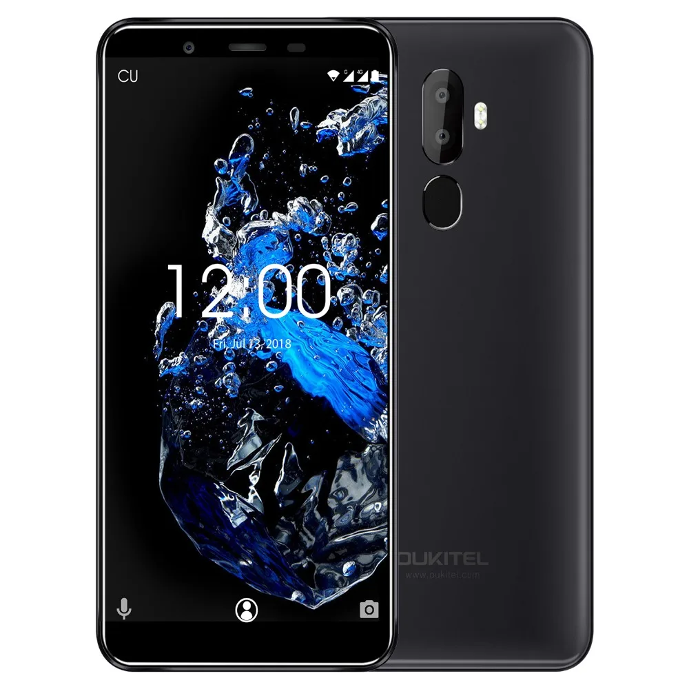 OUKITEL U25 Pro 5 дюймов 4G + 64G отпечаток пальца Android 8 1 мобильный телефон MT6750T четыре ядра
