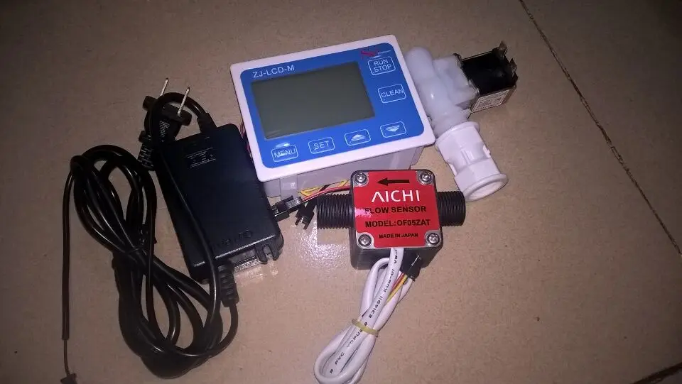 

Digital flow meters + G1/2 hall effect liquid sensors for fuel oil level meter