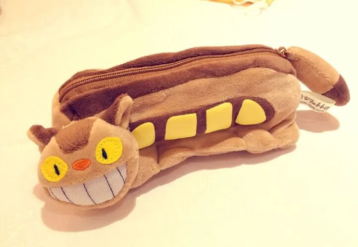 Kawaii 18 см автобус кошка сумка для монет кошелек; плюшевая сумка для монет Чехол Женская Ручная сумочка косметичка карман кошелек