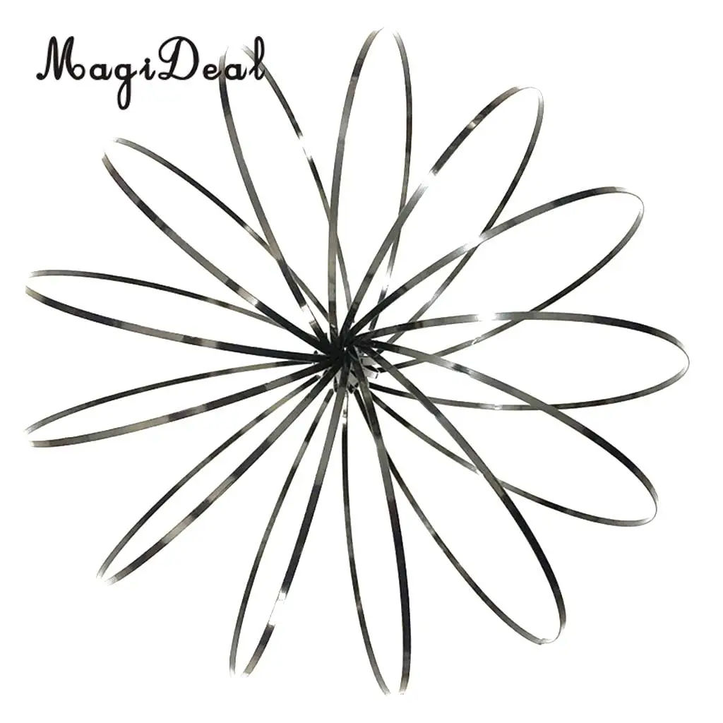 Amazing 3D Dynamic Science Gadget Flow Rings Magic Science Toy Juggle Dream Dance Party Spring Home for Kids Adults Magician