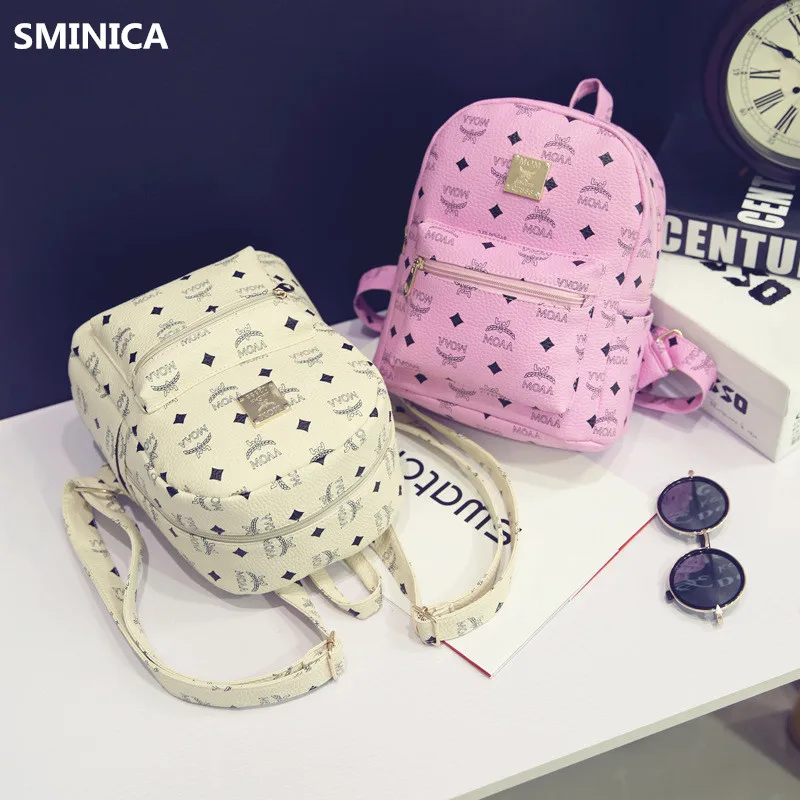 

fashion Women Backpack Small Printing backpack School Bags Teenagers Girls Casual mini Travel Rucksack Mochila escolar feminina