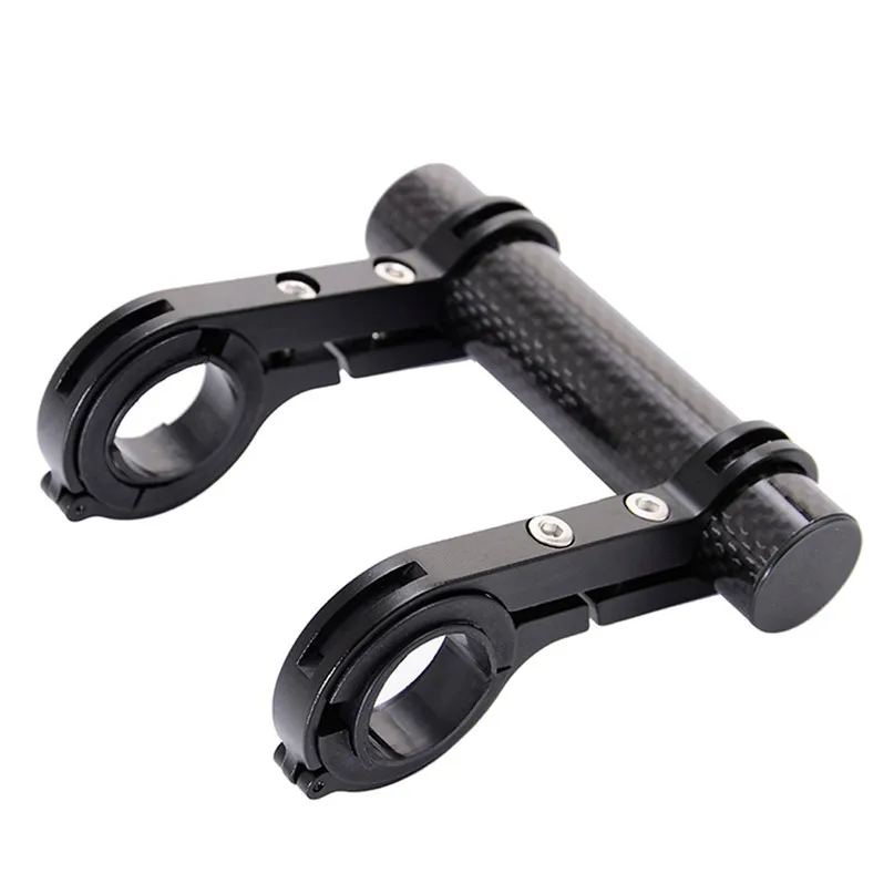 Bike Flashlight Holder Handle Bar Bicycle Accessories Extender Carbon Tube Bicycle Bracket Riding Extension Car Frame (8)