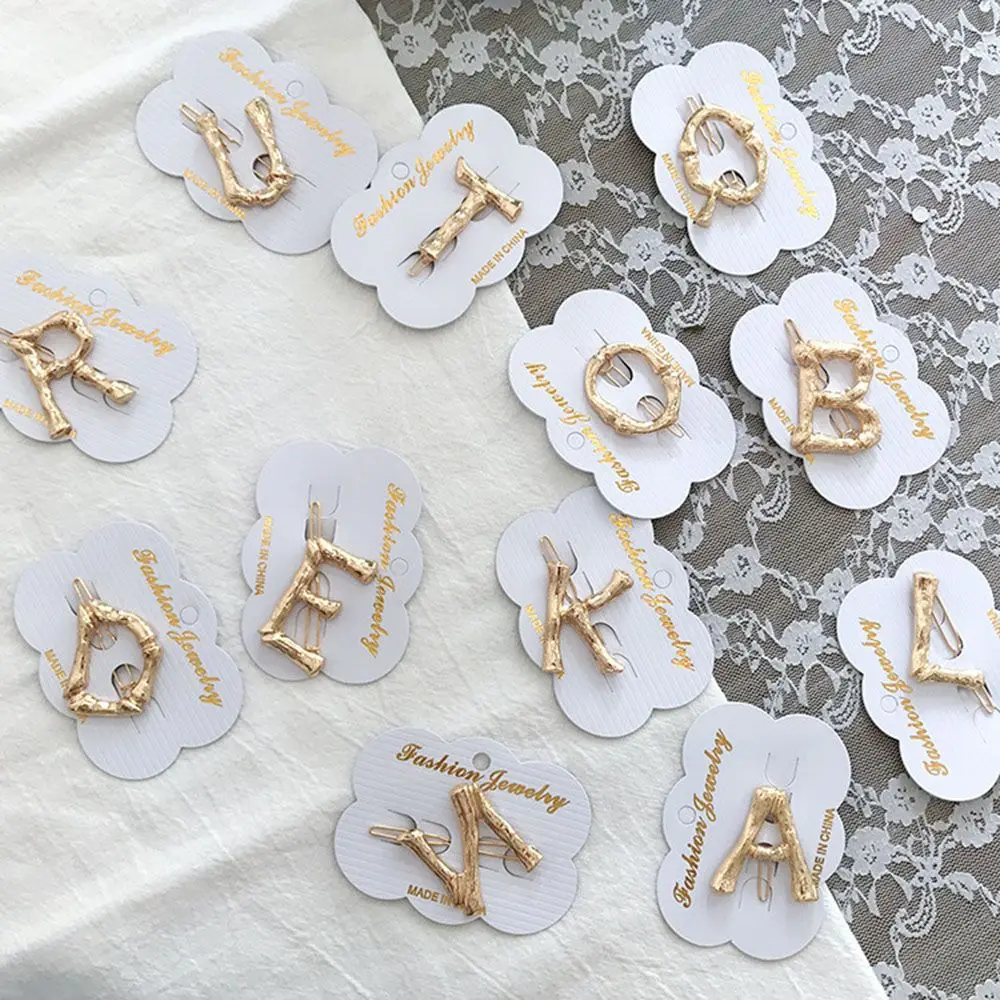

New Arrival Fashion Women Letter Modeling Hairpins Girl's Lovely Hair Clips Sweet Hair Accessories Bangs Clips Cute Headwear