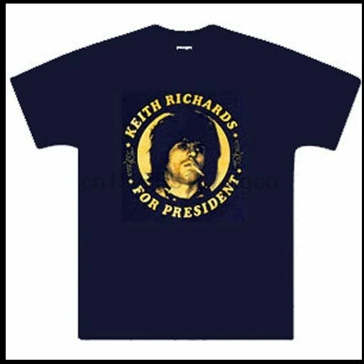 Keith Richards для President Music футболка в стиле панк-рок Big NAVE NEW | Мужская одежда