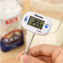 MOSEKO 5PCS Hot Sale Digital LCD Food BBQ Meat Chocolate Oven Probe Cooking Thermometer TA-288 Kitchen Thermometer Free Shipping