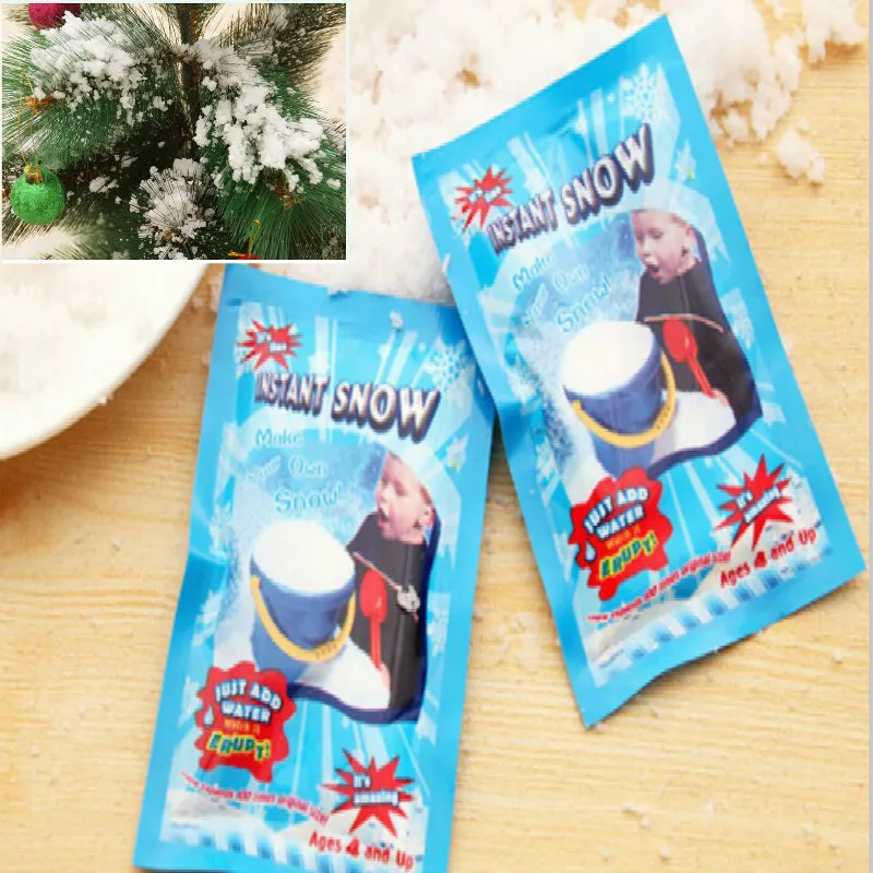 5/10packs Artificial Snow Instant Snow Powder Fluffy Snowflake Super Absorbant Frozen Party Magic Prop Christmas Party Decor 5/10packs Artificial Snow Instant Snow Powder Fluffy Snowflake Super Absorbant Frozen Party Magic Prop Christmas Party Decor